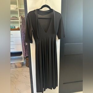 Zara Elegant Black Dress SZ L